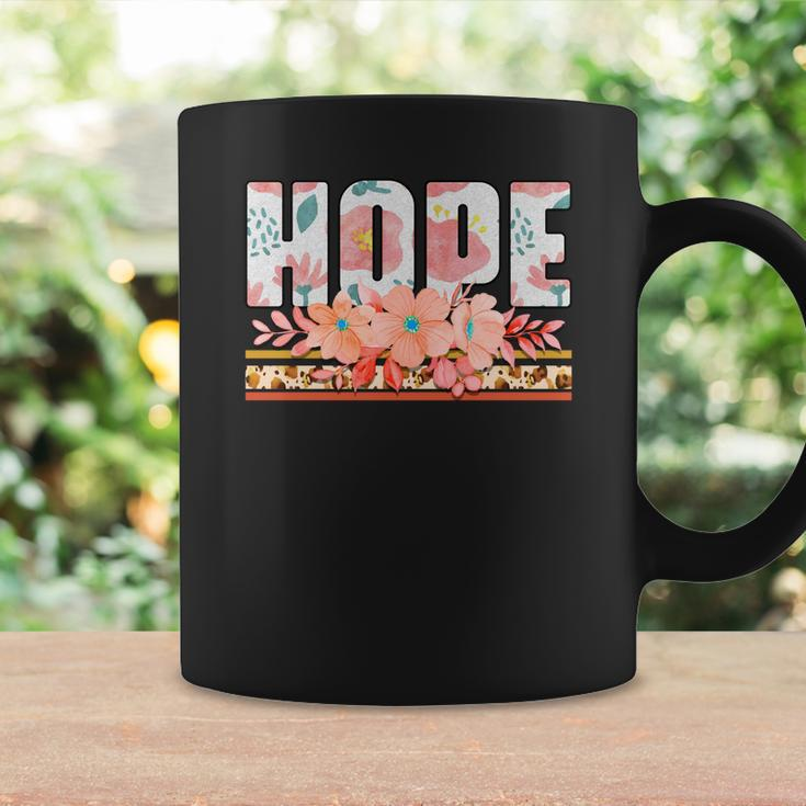 Boho Vintage Hope Wildflowers Design Coffee Mug Gifts ideas