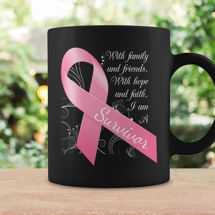 Breast Cancer Survivor Family Friends Hope Faith Tshirt Coffee Mug Gifts ideas