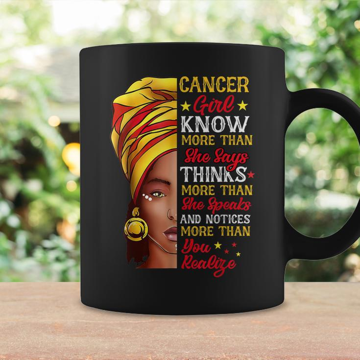 Cancer Girl Queen Melanin Afro Queen Black Zodiac Birthday Coffee Mug Gifts ideas
