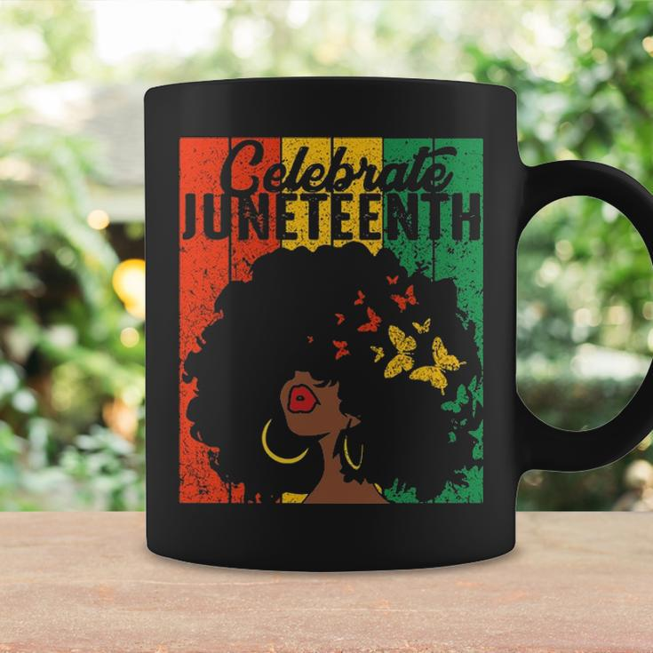 Celebrate Juneteenth Retro African Colors Womens Coffee Mug Gifts ideas