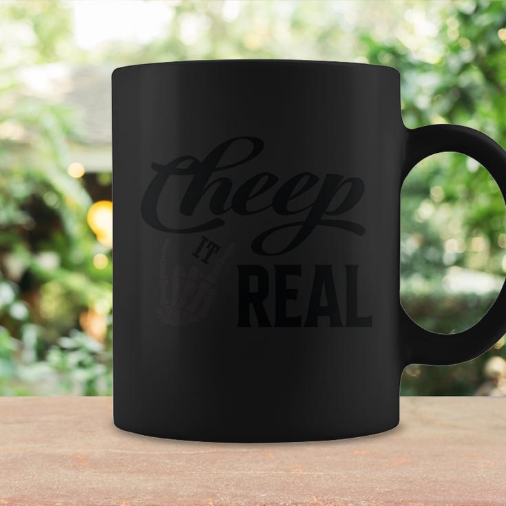 Cheep It Real Halloween Quote Coffee Mug Gifts ideas