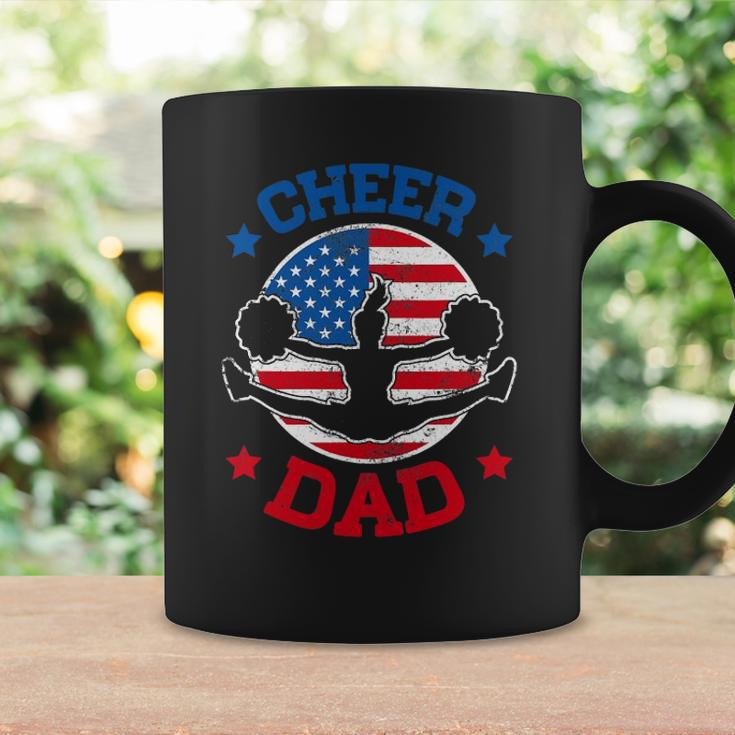 Cheer Dad Proud Fathers Day Cheerleading Girl Competition Coffee Mug Gifts ideas