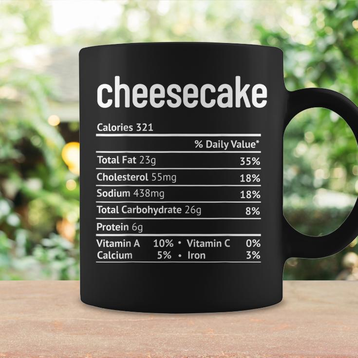 Cheesecake Nutrition Facts Funny Thanksgiving Christmas V2 Coffee Mug Gifts ideas