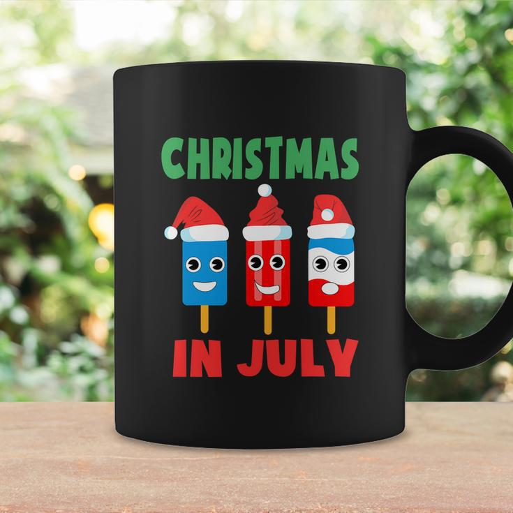 Christmas In July Ice Pops In Santa Hat Kids Cute Graphic Design Printed Casual Daily Basic Coffee Mug Gifts ideas