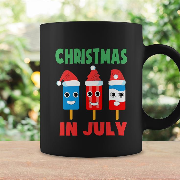 Christmas In July Ice Pops In Santa Hat Kids Toddler Cute Graphic Design Printed Casual Daily Basic Coffee Mug Gifts ideas