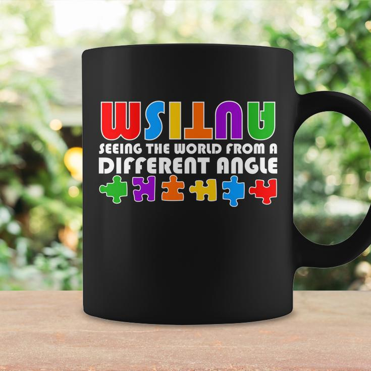 Colorful - Autism Awareness - Seeing The World From A Different Angle Tshirt Coffee Mug Gifts ideas