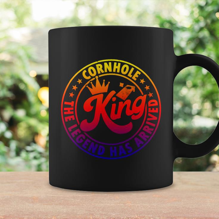 Cornhole King The Legend Has Arrived Funny Cornhole Player Meaningful Gift Coffee Mug Gifts ideas