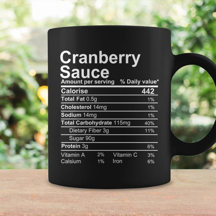 Cranberry Sauce Nutrition Facts Label Coffee Mug Gifts ideas