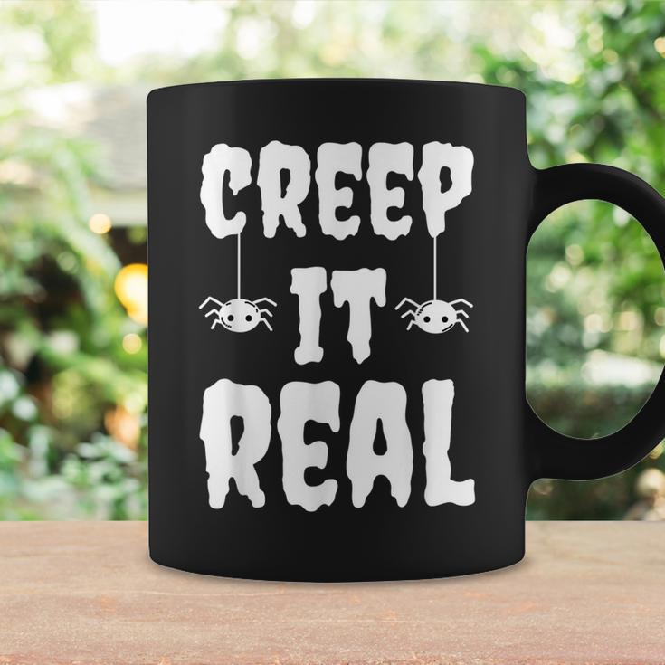 Creep It Real Funny Halloween Spider Gift Coffee Mug Gifts ideas