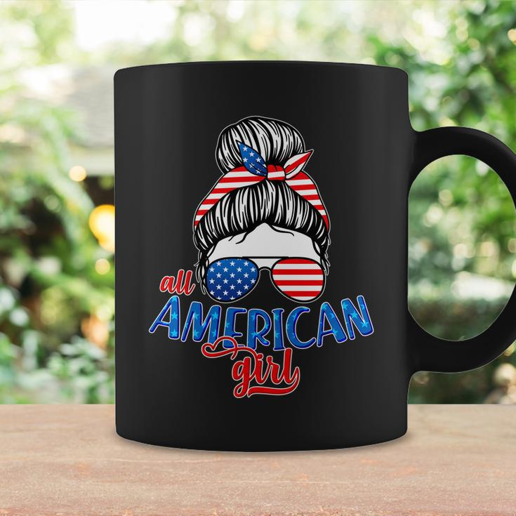 Cute All American Girl Usa Flag Coffee Mug Gifts ideas