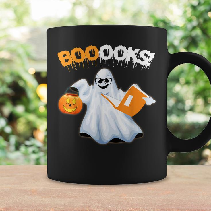 Cute Booooks Ghost Boo Read Books Library Teacher Halloween Coffee Mug Gifts ideas