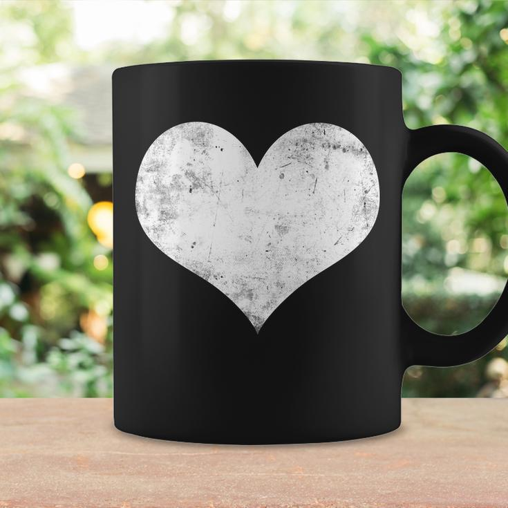 Cute Heart Valentines Day Vintage Distressed Coffee Mug Gifts ideas