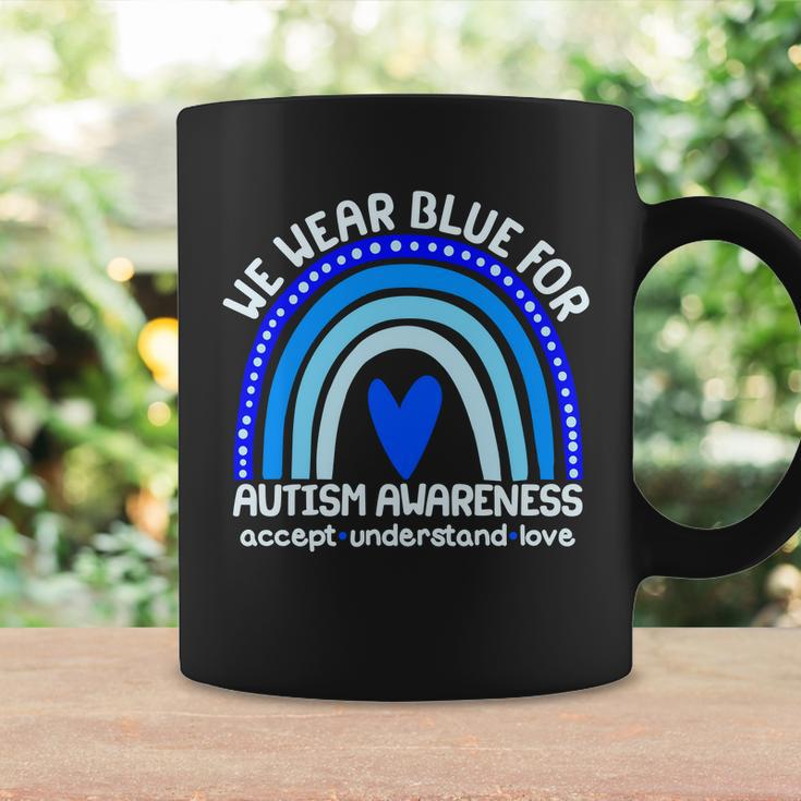 Cute We Wear Blue For Autism Awareness Accept Understand Love Tshirt Coffee Mug Gifts ideas