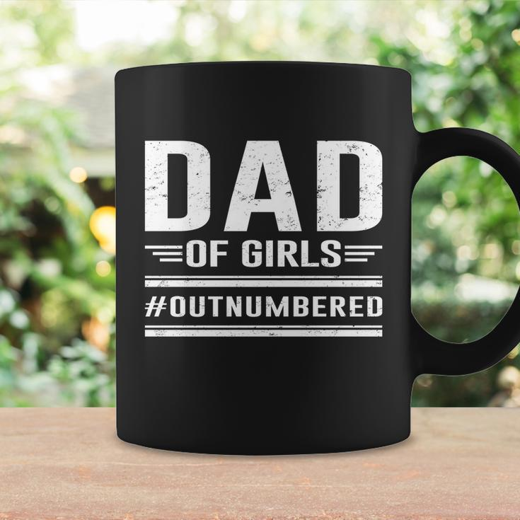 Dad Of Girls Outnumbered Fathers Day Cool Gift Coffee Mug Gifts ideas