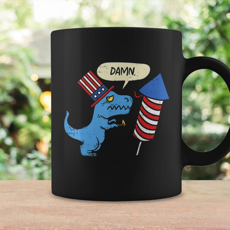 Damn Trex Short Hands Firecracker Funny Firework 4Th Of July Coffee Mug Gifts ideas