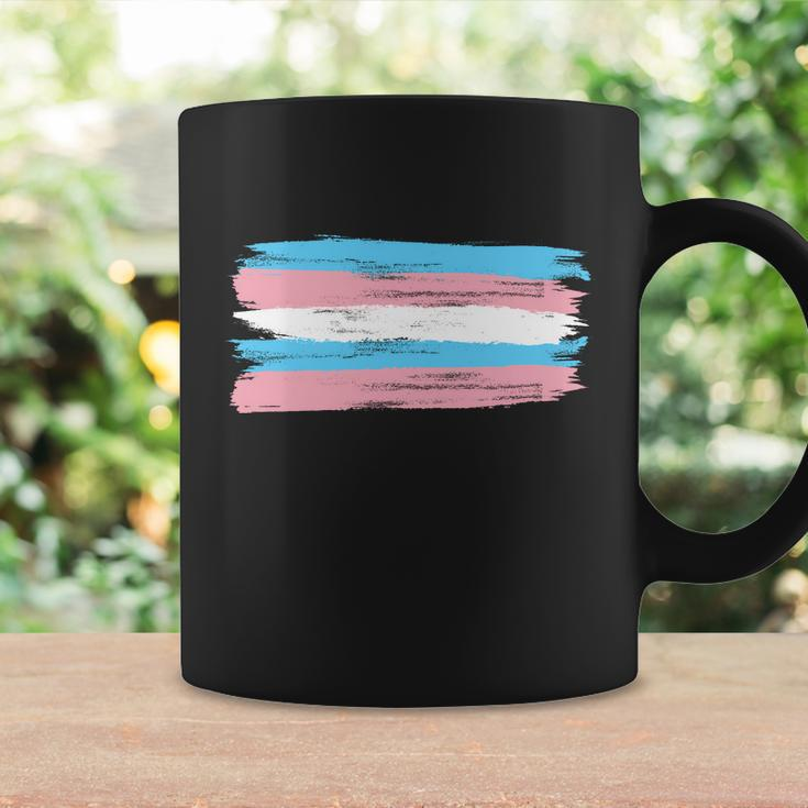 Distressed Transgender Pride Flag Coffee Mug Gifts ideas
