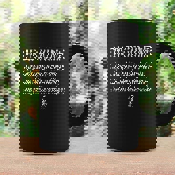 Dog Groomer Definition Pet Groomer Puppy Grooming Dog Salon Gift Graphic Design Printed Casual Daily Basic Coffee Mug Gifts ideas