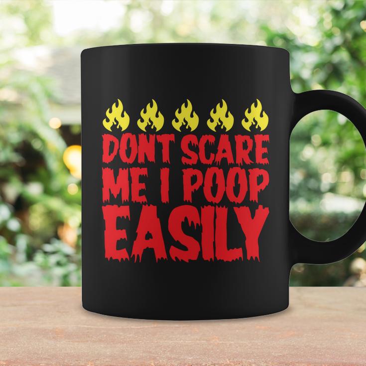 Dont Scare Me I Poop Easily Halloween Quote Coffee Mug Gifts ideas