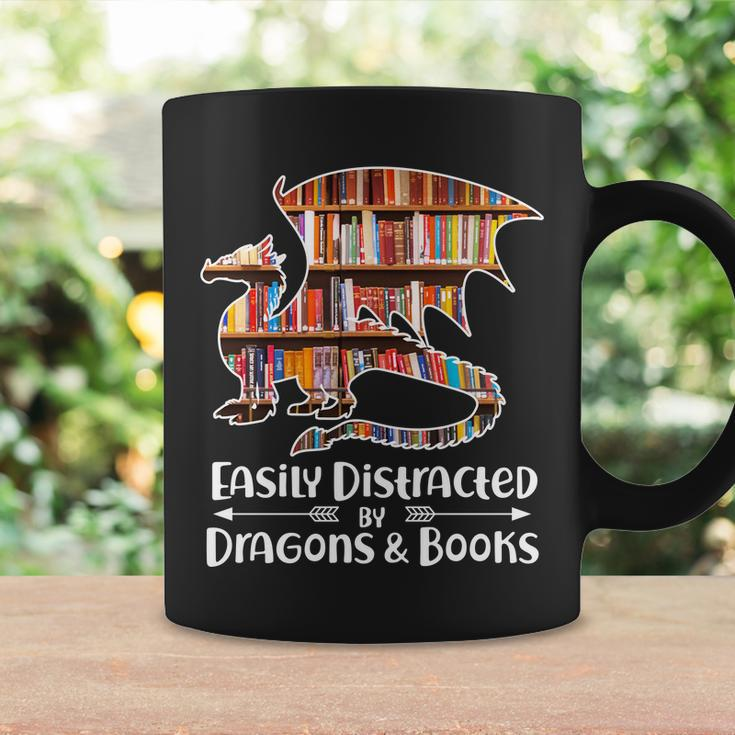 Easily Distracted By Dragons And Books V2 Coffee Mug Gifts ideas