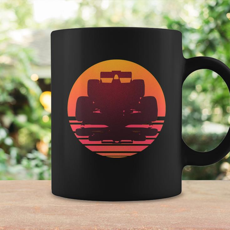 F1 Formula 1 Racing Car Retro Sunset Emblem Coffee Mug Gifts ideas