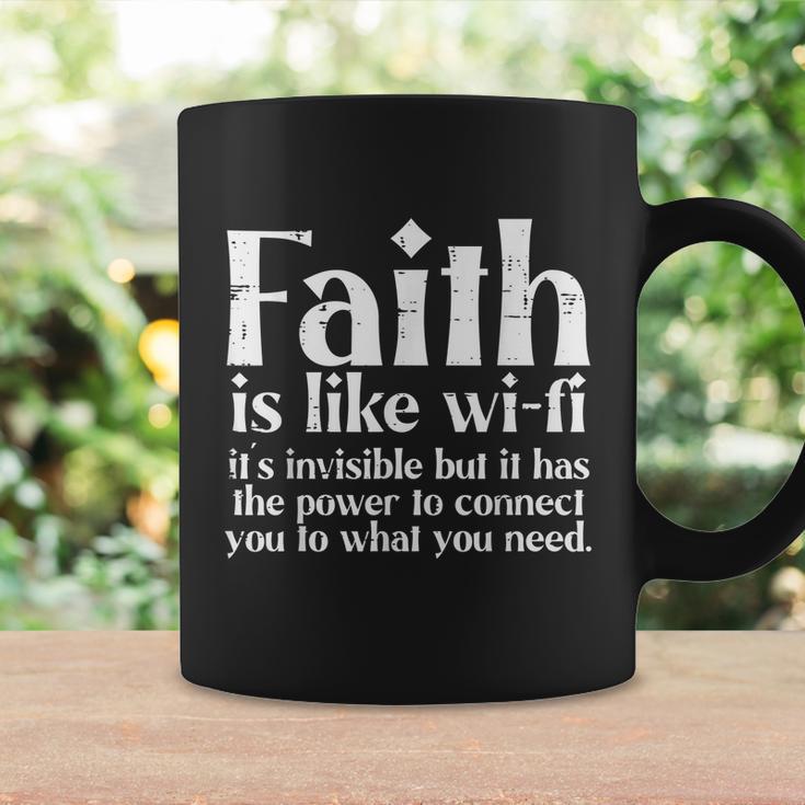 Faith Is Like Wifi God Jesus Religious Christian Men Women Coffee Mug Gifts ideas