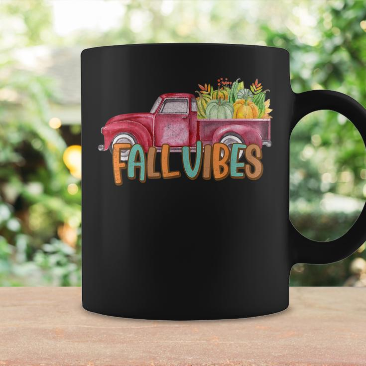 Fall Vibes Old School Truck Full Of Pumpkins And Fall Colors Coffee Mug Gifts ideas