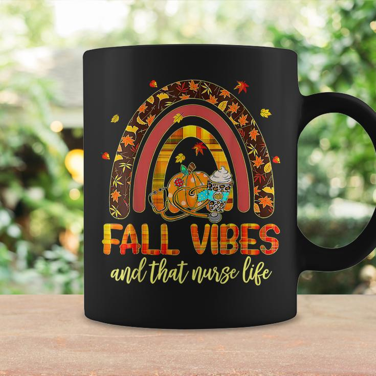 Fall Vibes That Nurse Life Nurse Fall Season Autumn Season Coffee Mug Gifts ideas