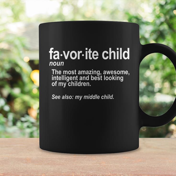 Favorite Child Definition Funny Mom And Dad Middle Child Coffee Mug Gifts ideas