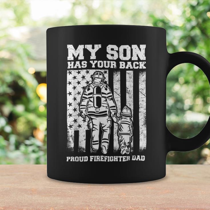 Firefighter Proud Firefighter Dad Firefighting Hero Fireman Parent Coffee Mug Gifts ideas
