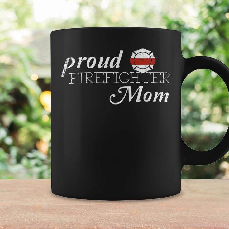 Firefighter Proud Firefighter Mom FirefighterHero Thin Red Line Coffee Mug Gifts ideas