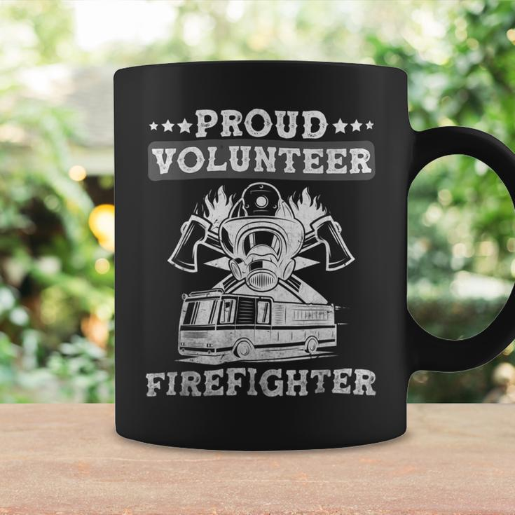 Firefighter Proud Volunteer Firefighter Fire Department Fireman Coffee Mug Gifts ideas