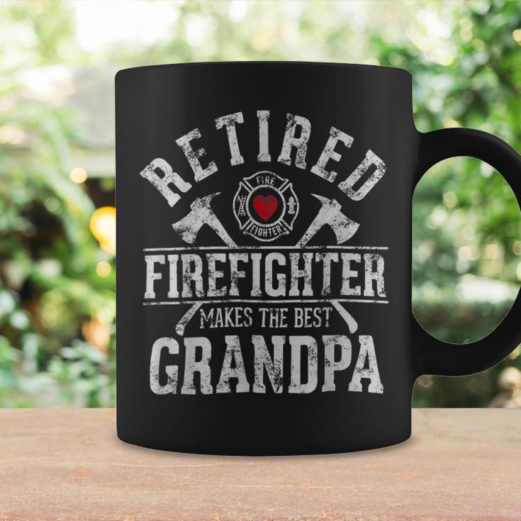 Firefighter Retired Firefighter Makes The Best Grandpa Retirement Gift V2 Coffee Mug Gifts ideas