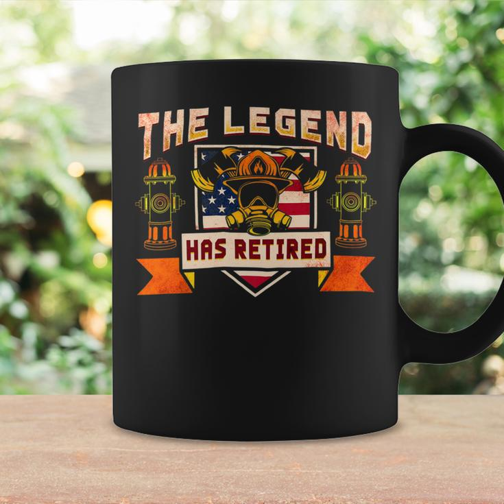 Firefighter The Legend Has Retired Fireman Firefighter _ Coffee Mug Gifts ideas