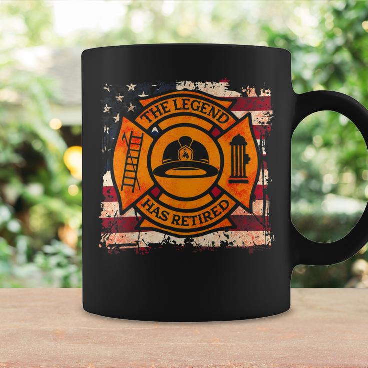 Firefighter The Legend Has Retired Fireman Firefighter Coffee Mug Gifts ideas