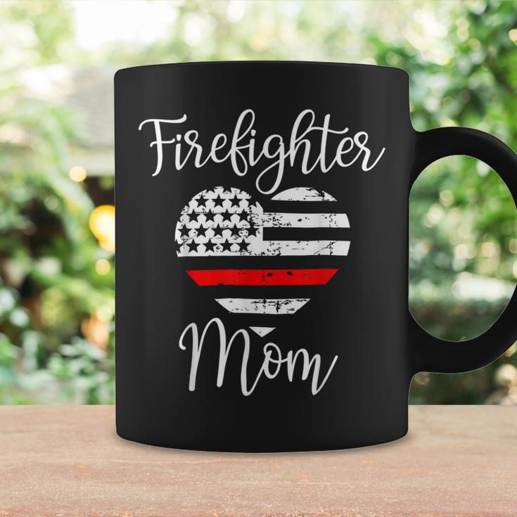 Firefighter Thin Red Line Firefighter Mom Gift From Son Fireman Gift Coffee Mug Gifts ideas