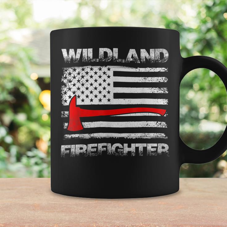 Firefighter Thin Red Line Wildland Firefighter American Flag Axe Fire_ V2 Coffee Mug Gifts ideas