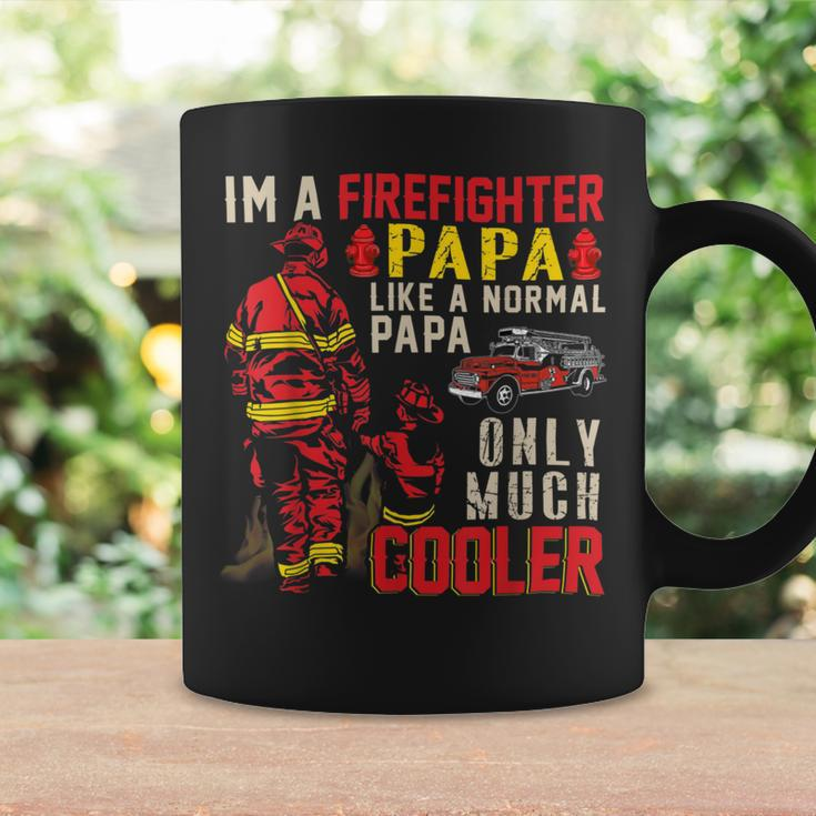 Firefighter Vintage Im A Firefighter Papa Definition Much Cooler Coffee Mug Gifts ideas