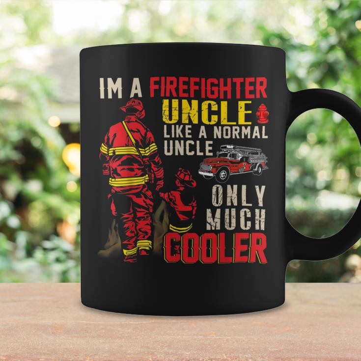 Firefighter Vintage Im A Firefighter Uncle Definition Much Cooler Coffee Mug Gifts ideas