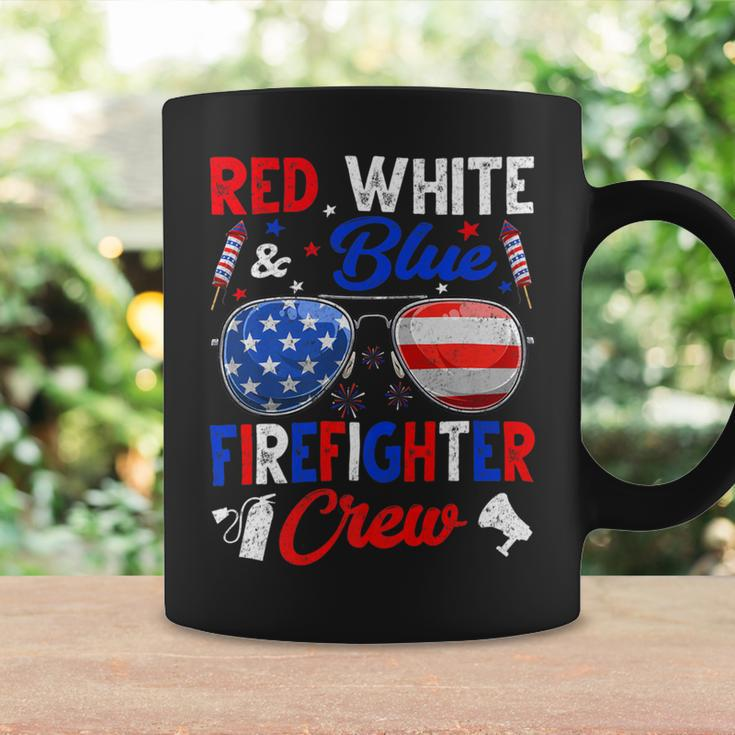 Firefighter Vintage Red White Blue Firefighter American Flag V3 Coffee Mug Gifts ideas