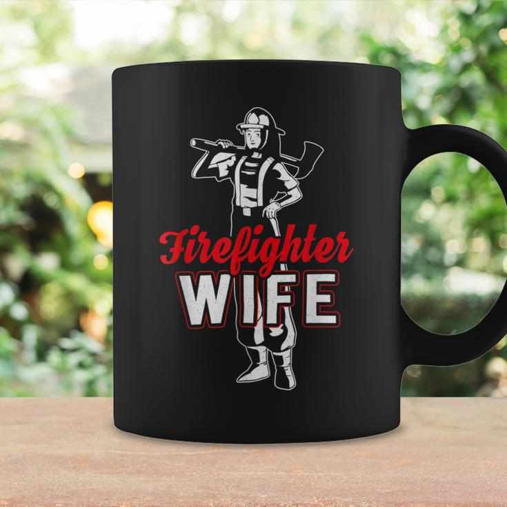 Firefighter Wildland Fireman Volunteer Firefighter Wife Fire Department_ Coffee Mug Gifts ideas