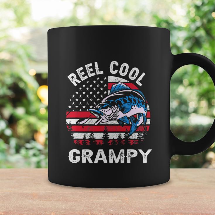 Flag Vintage Reel Cool Grampy Fishing For 4Th Of July Coffee Mug Gifts ideas