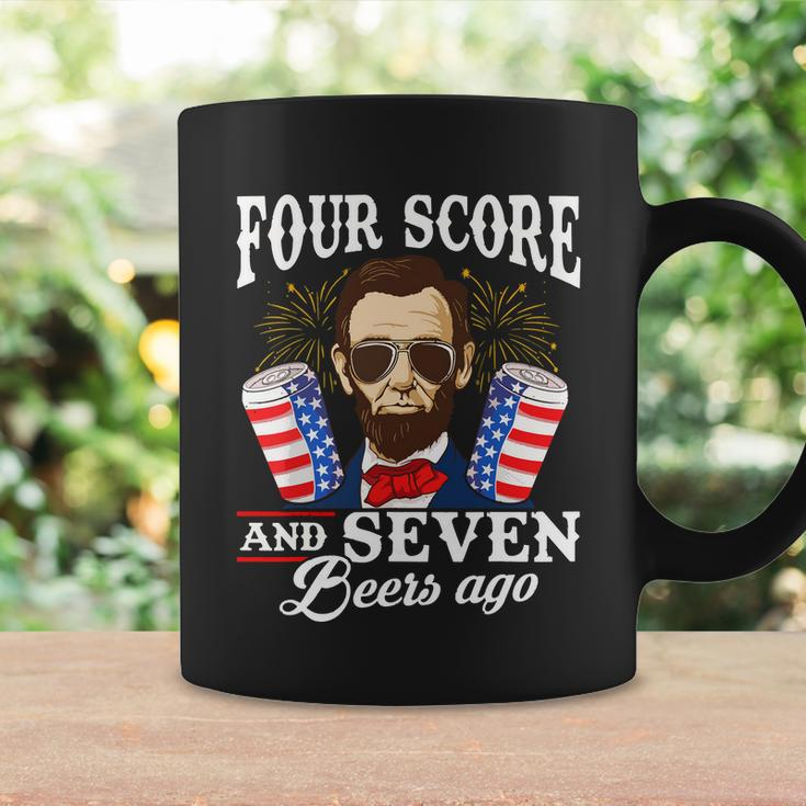 Four Score And 7 Beers Ago 4Th Of July Drinking Like Lincoln Coffee Mug Gifts ideas
