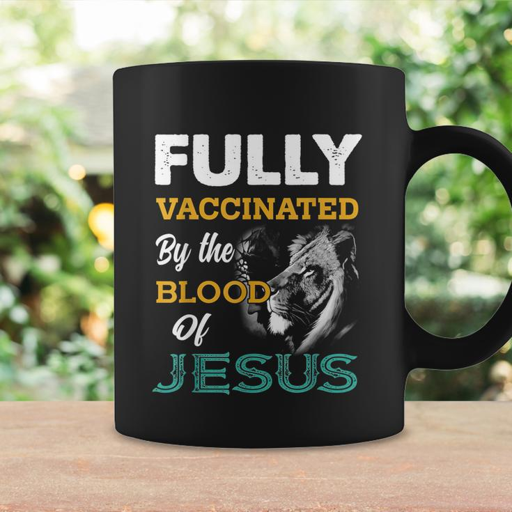Fully Vaccinated By The Blood Of Jesus Lion God Christian Tshirt V2 Coffee Mug Gifts ideas