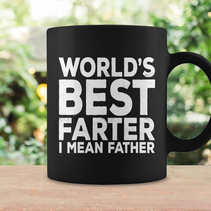 Funny Fathers Day Gift For Mens Worlds Best Farter I Mean Father Gift Coffee Mug Gifts ideas