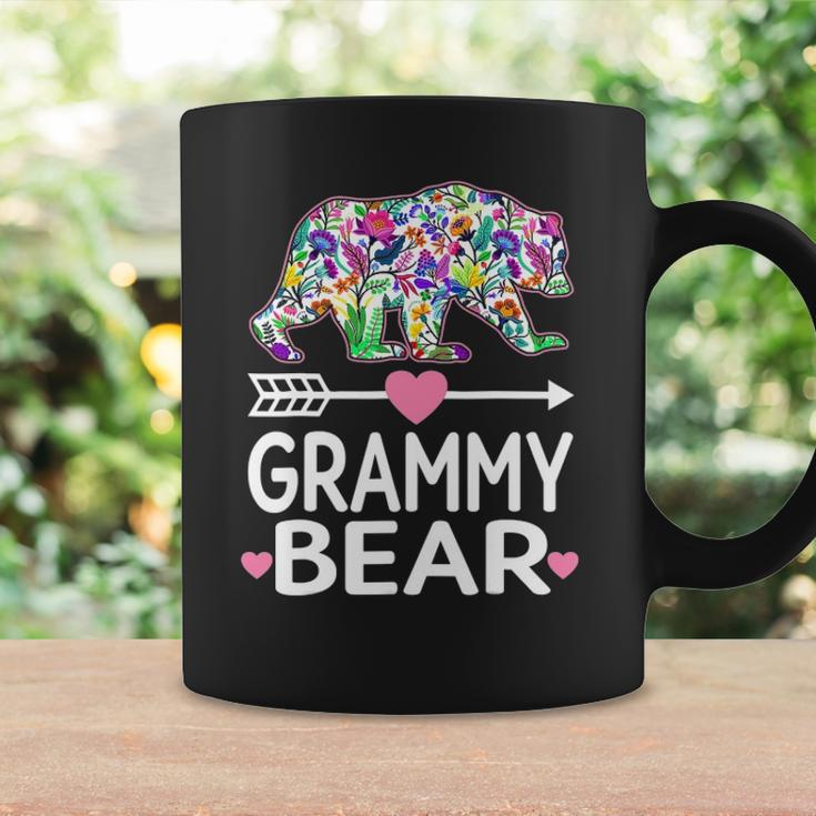 Funny Grammy Bear Mothers Day Floral Matching Family Outfits Coffee Mug Gifts ideas