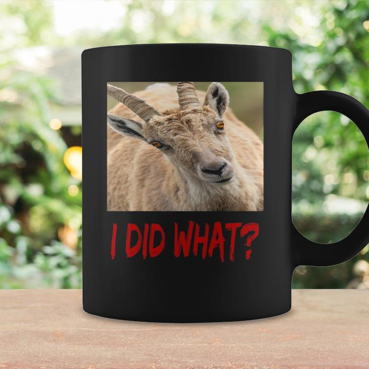 Funny Horned Scapegoat Tee I Did What Coffee Mug Gifts ideas