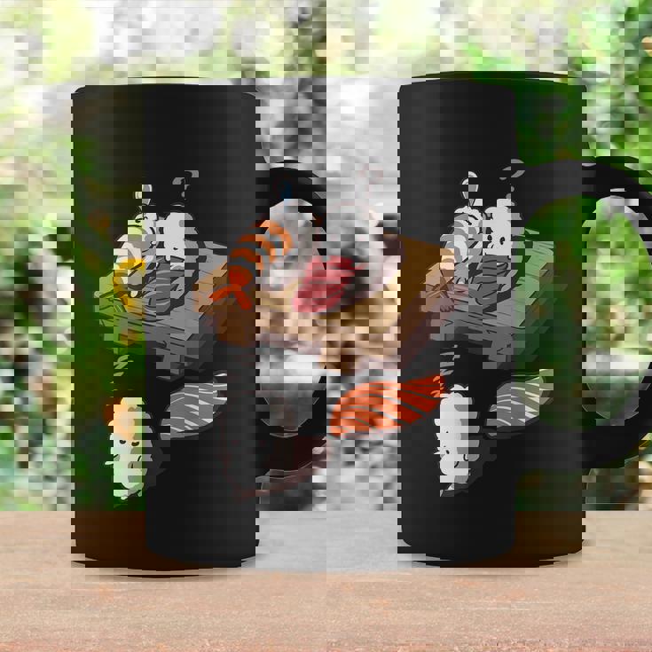 Funny Japanese Nigiri Sushi Sleepwalking Graphic Design Printed Casual Daily Basic Coffee Mug Gifts ideas