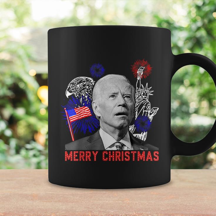 Funny Joe Biden Happy Christmas In July Usa Flag V3 Coffee Mug Gifts ideas