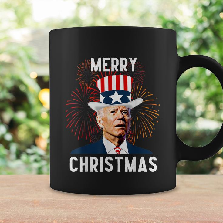 Funny Joe Biden Merry Christmas For Fourth Of July Tshirt Coffee Mug Gifts ideas