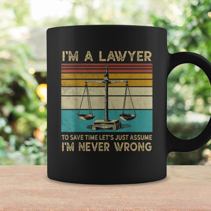 Funny Lawyer - Im A Lawyer Im Never Wrong  Coffee Mug Gifts ideas